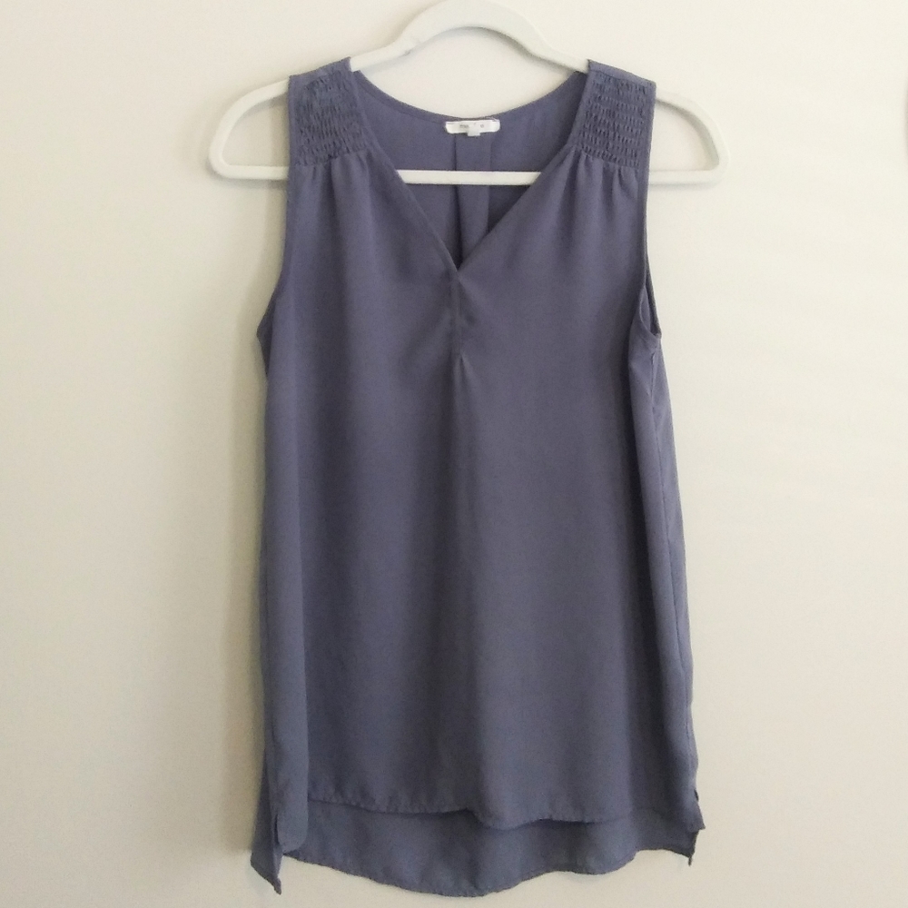 Maurice's Ruched Sleeve Tank Blouse
